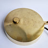 Mid-century large brass table lamp by Stilux Milano attrib.