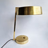 Mid-century large brass table lamp by Stilux Milano attrib.