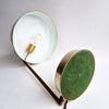 Mid-century large brass table lamp by Stilux Milano attrib.
