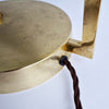 Mid-century large brass table lamp by Stilux Milano attrib.