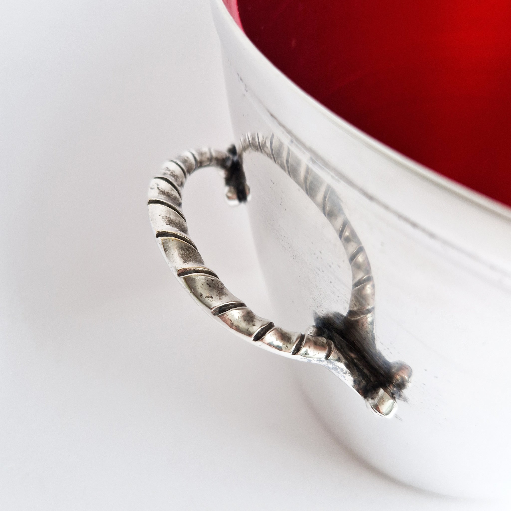 Vintage silver-plated wine cooler by Bossi de Uberti
