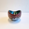 Vintage Italian drip-glazed ceramic bowl