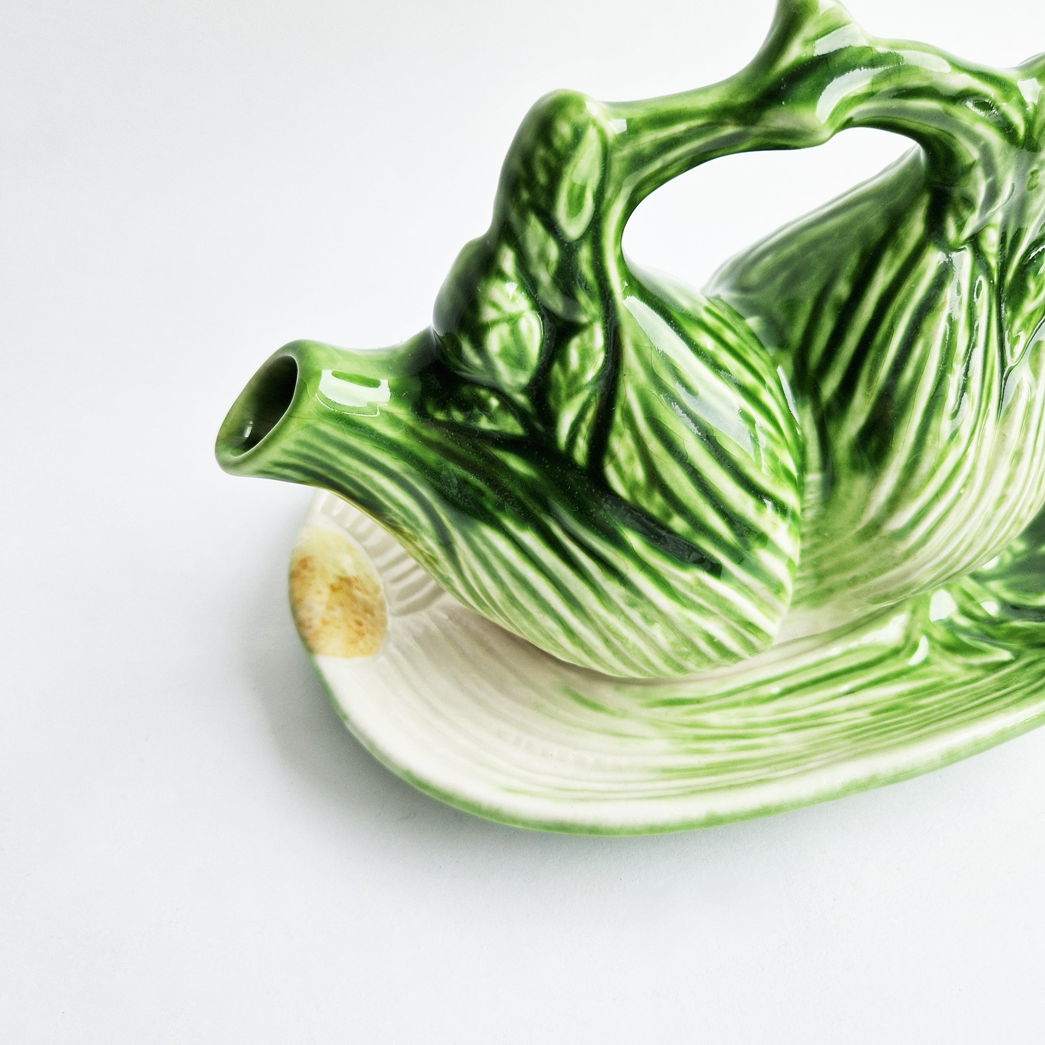 Mid-century ceramic fennel cruet set by Italica Ars