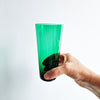 Mid-century Italian green glasses and carafe set