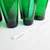 Mid-century Italian green glasses and carafe set