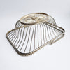 Mid-century silver-plated wire basket