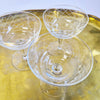 Mid-century champagne glasses (two sets of 4 available)