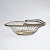 Mid-century silver-plated wire basket