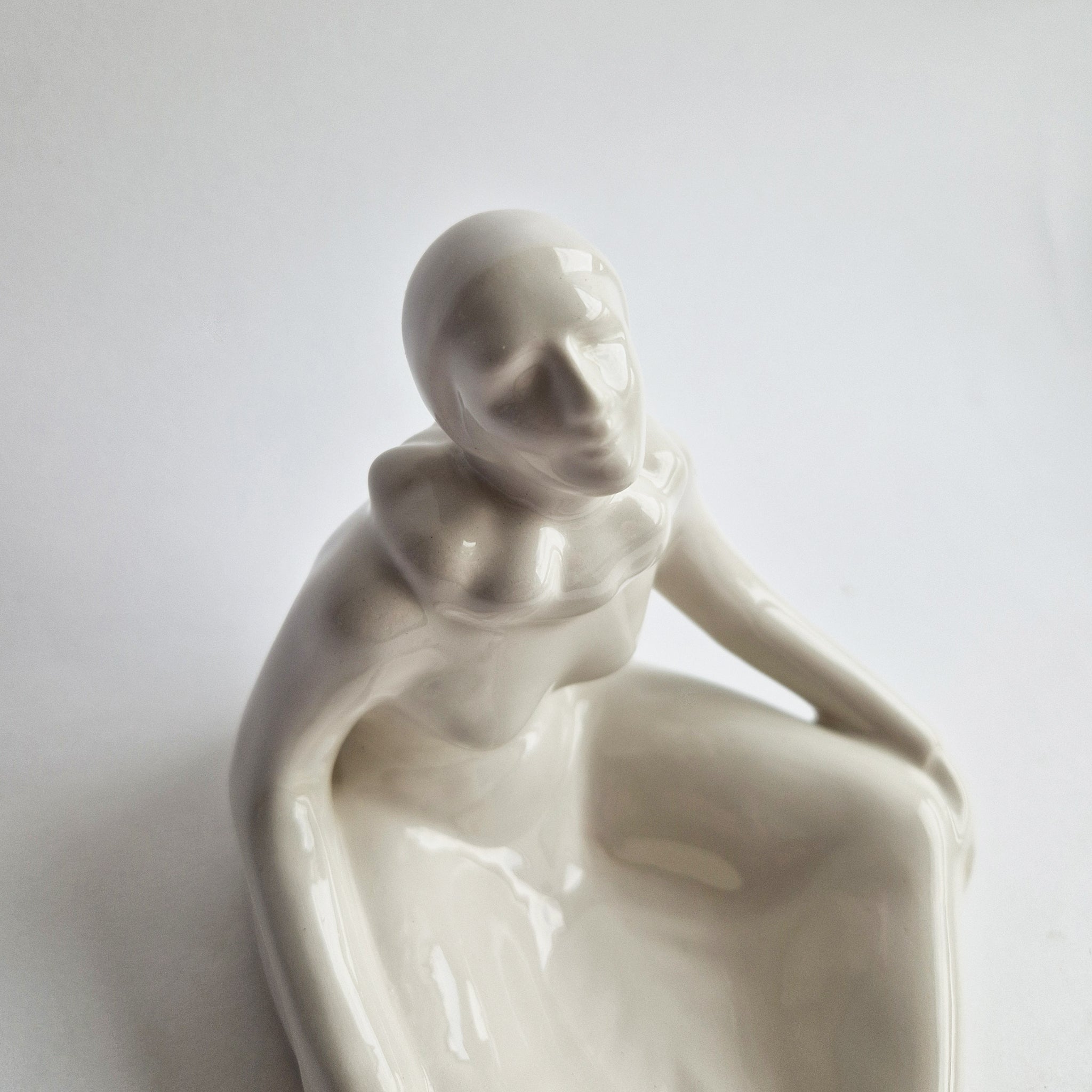 Pre-loved ceramic Pierrot dish by Imolarte