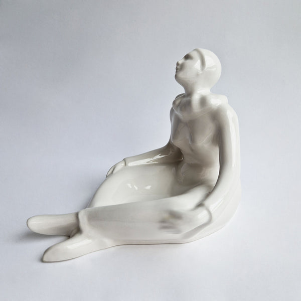 Pre-loved ceramic Pierrot dish by Imolarte