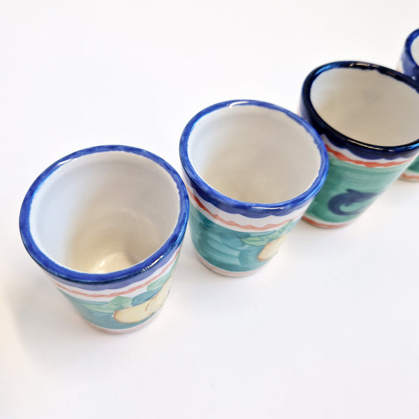 Pre-loved Italian ceramic cups (set of 4)