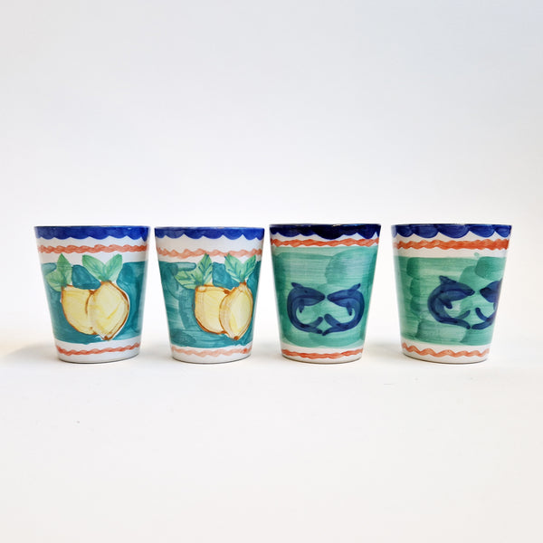 Pre-loved Italian ceramic cups (set of 4)