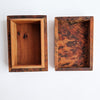 Pre-loved burlwood trinket box