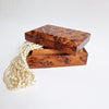 Pre-loved burlwood trinket box