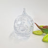 Pre-loved crystal fish lidded bowl