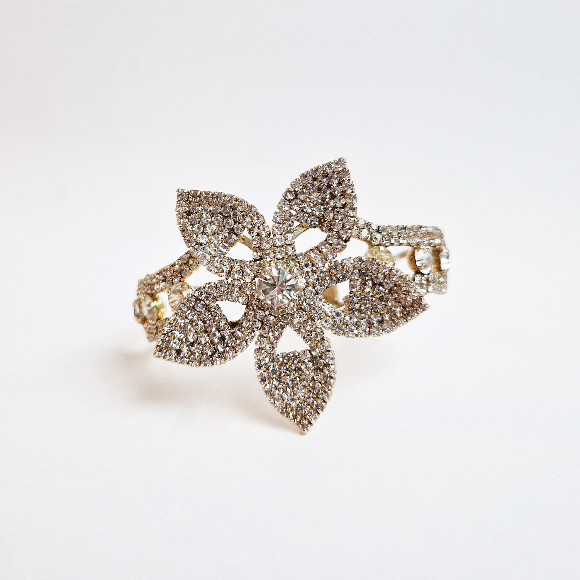 Pre-loved Italian rhinestone bracelet