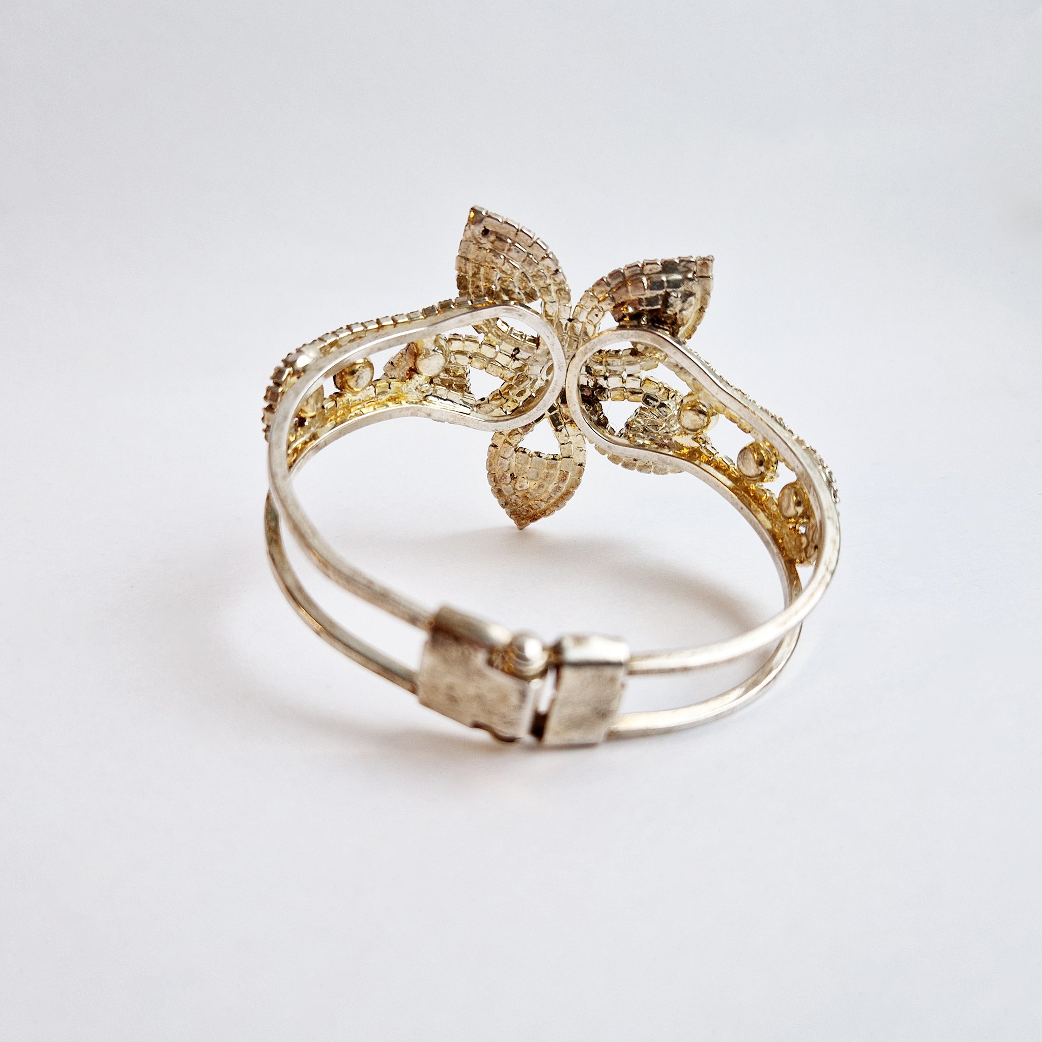 Pre-loved Italian rhinestone bracelet