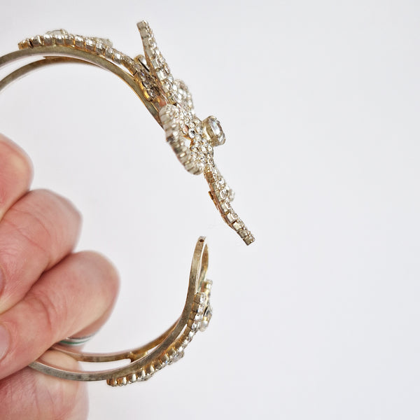 Pre-loved Italian rhinestone bracelet