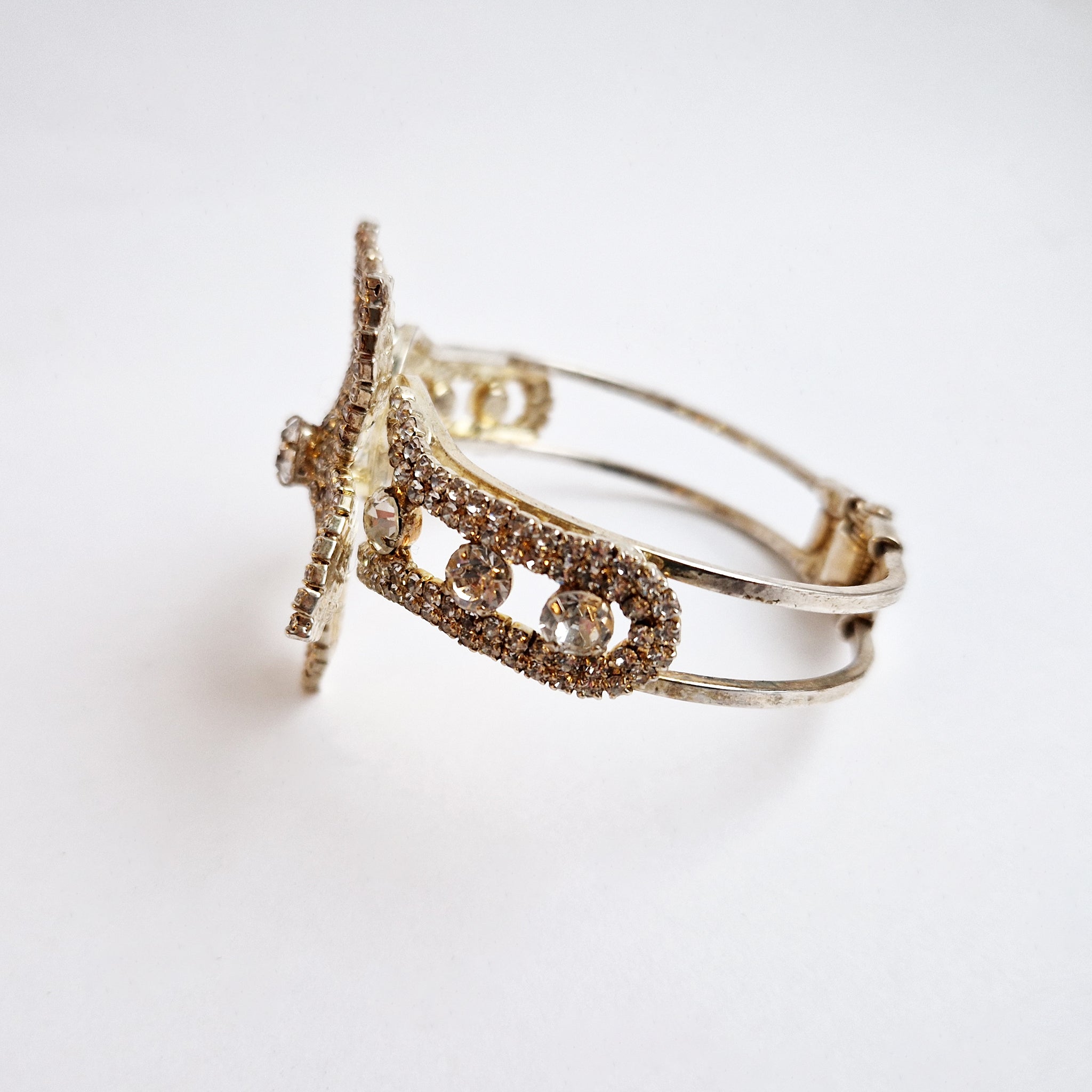 Pre-loved Italian rhinestone bracelet