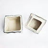 Pre-loved Italian silvered ceramic trinket box