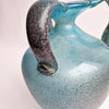 Vintage scavo glass amphora vase