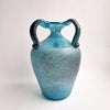 Vintage scavo glass amphora vase