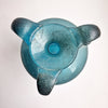 Vintage scavo glass amphora vase