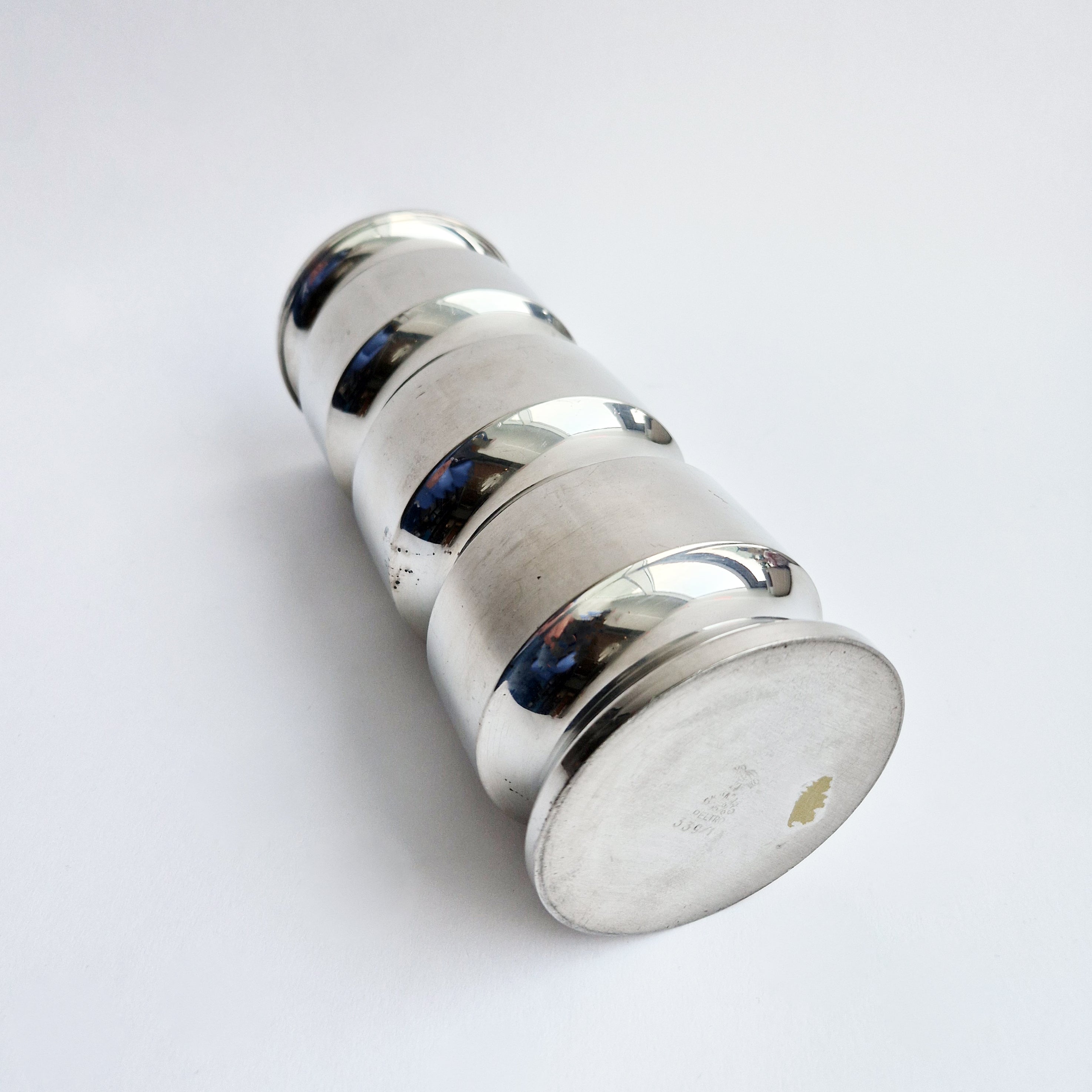 1960s Italian pewter vase by San Nazaro