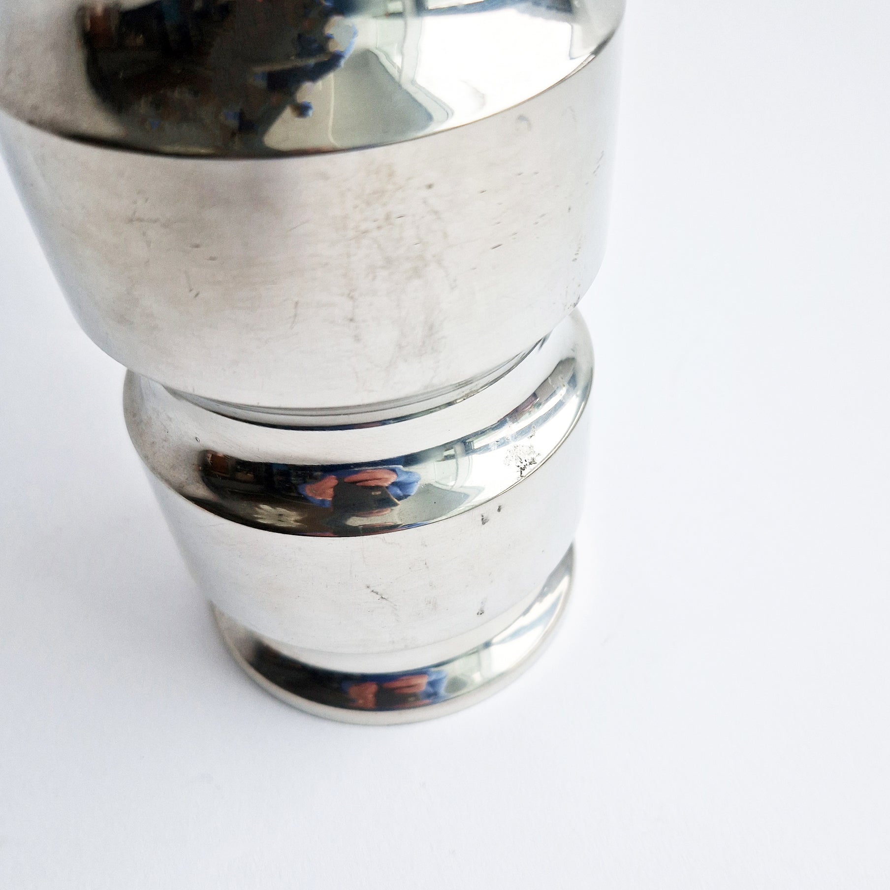 1960s Italian pewter vase by San Nazaro