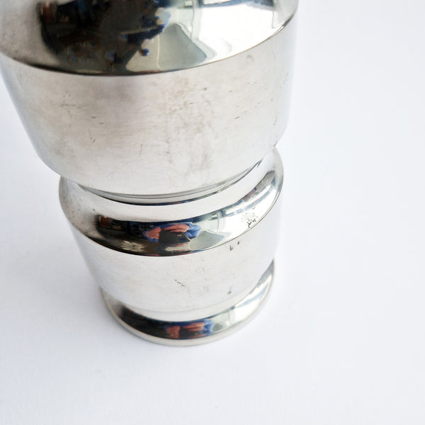 1960s Italian pewter vase by San Nazaro