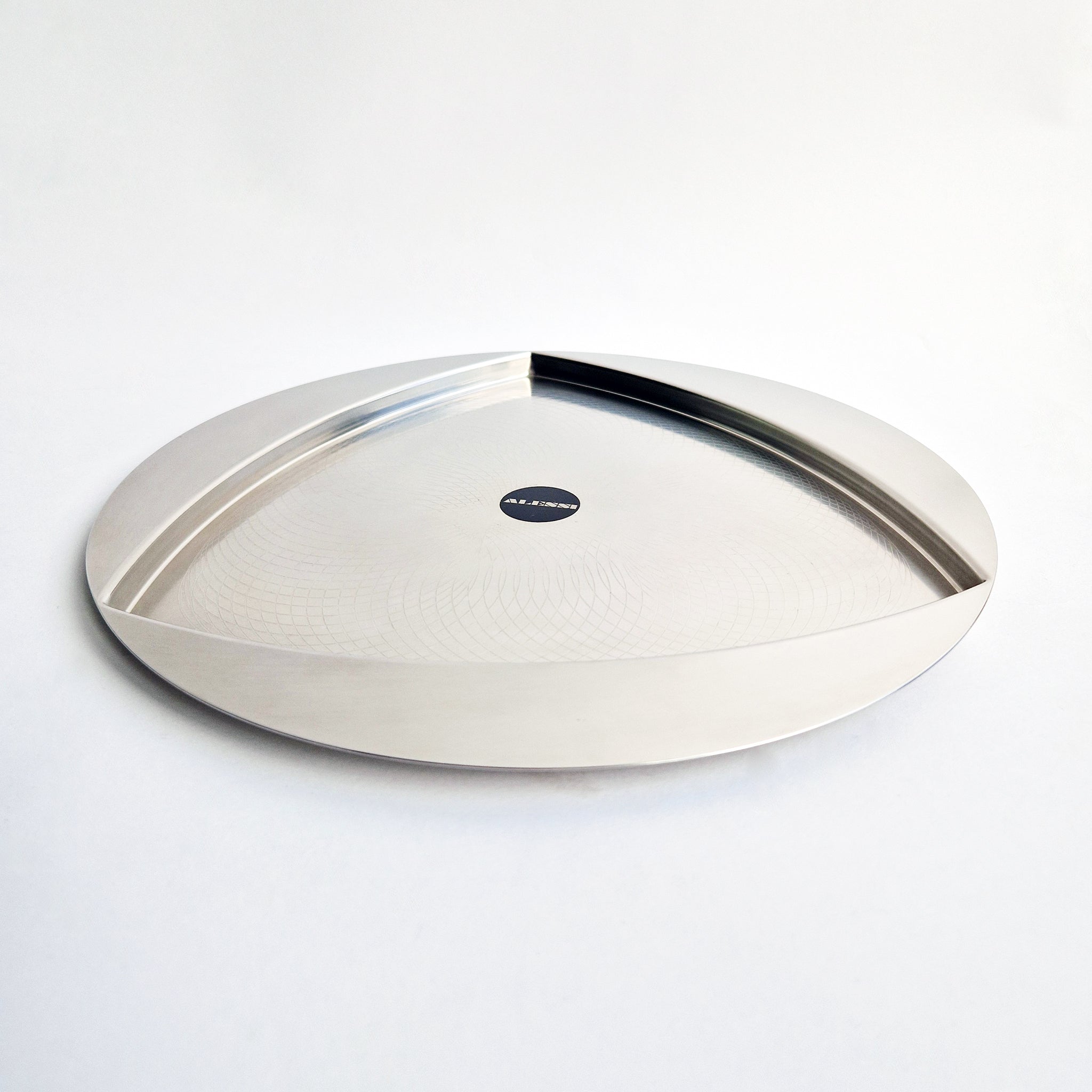 Vintage 'Trifolgio' tray by Franco Grignani for Alessi