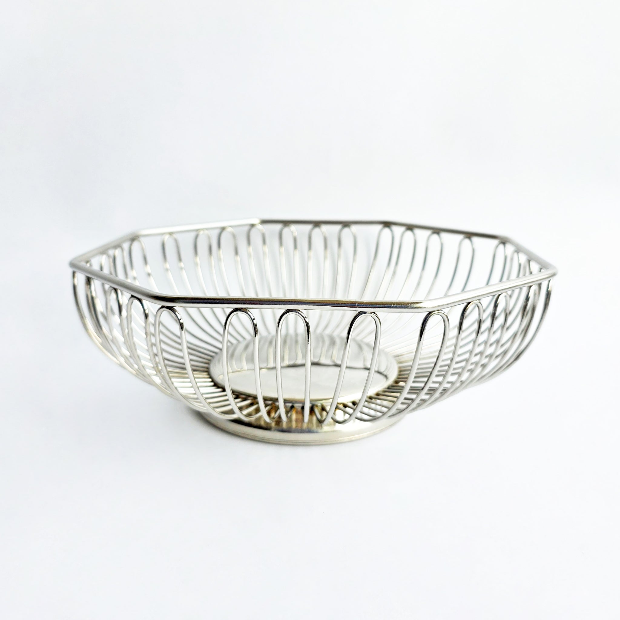 Vintage Alessi-style fruit basket
