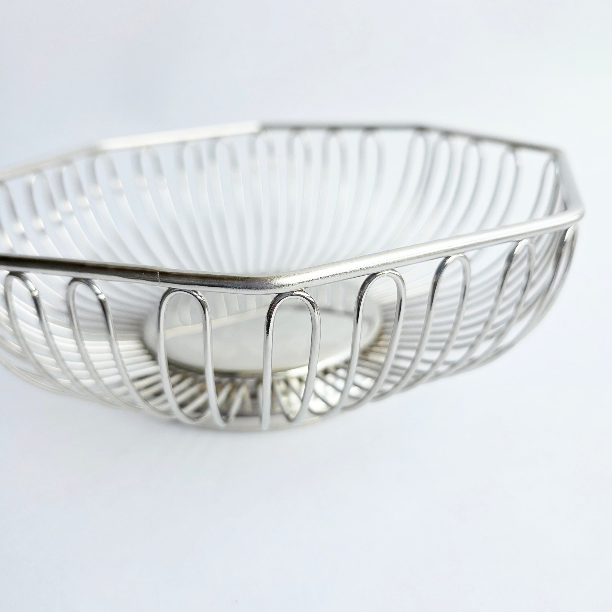 Vintage Alessi-style fruit basket