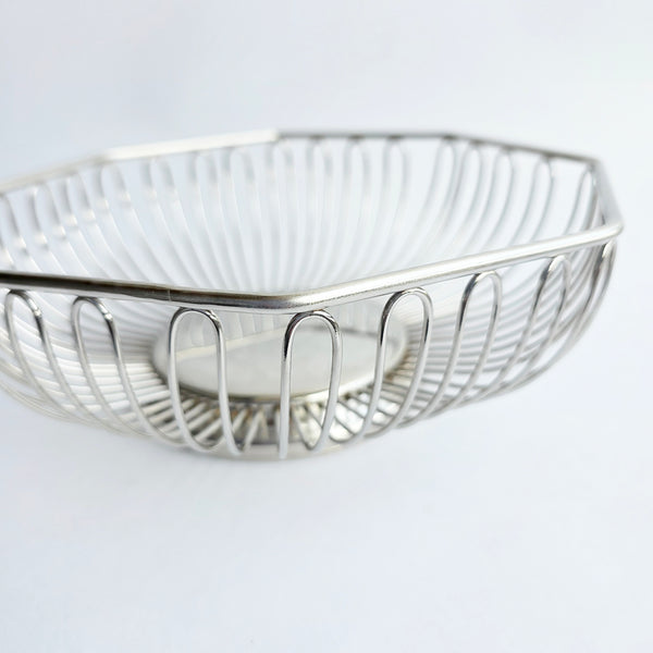 Vintage Alessi-style fruit basket