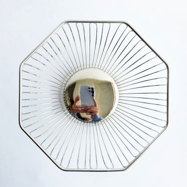 Vintage Alessi-style fruit basket