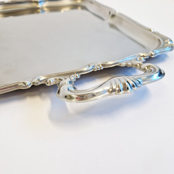 Vintage stainless steel tray by Alessi