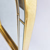 1980s Art Deco style gold mirror by Deknudt