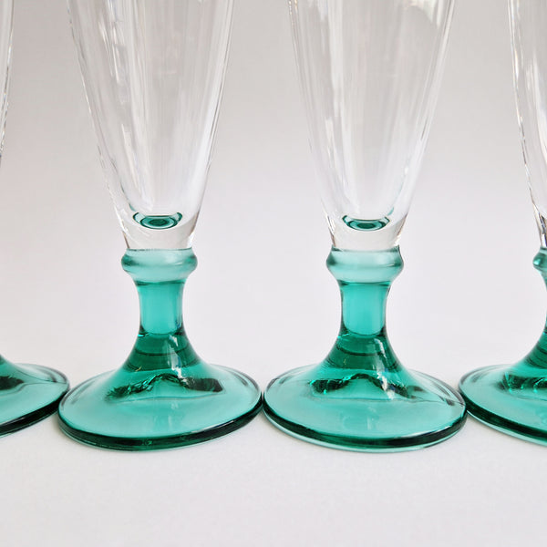 Vintage Italian champagne glasses (set of 6)