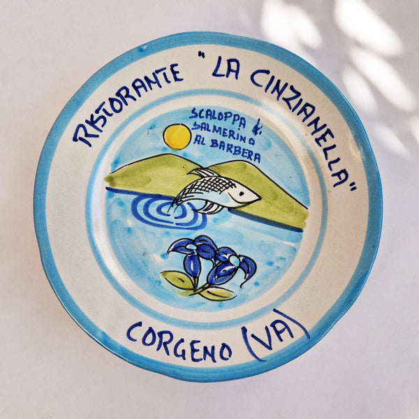 Vintage Buon Ricordo restaurant plates