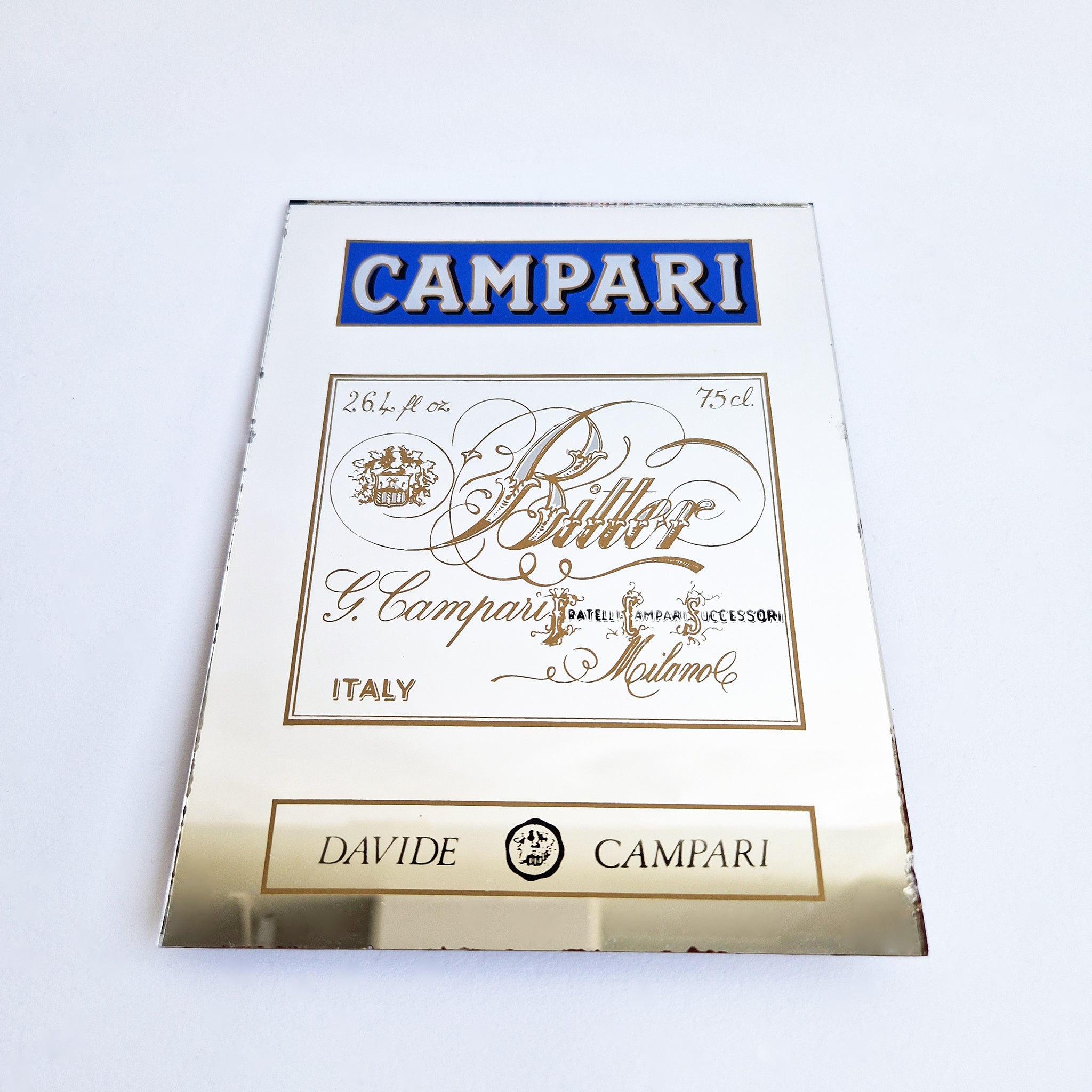 Vintage Campari advertising mirror