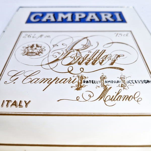 Vintage Campari advertising mirror