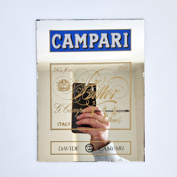 Vintage Campari advertising mirror