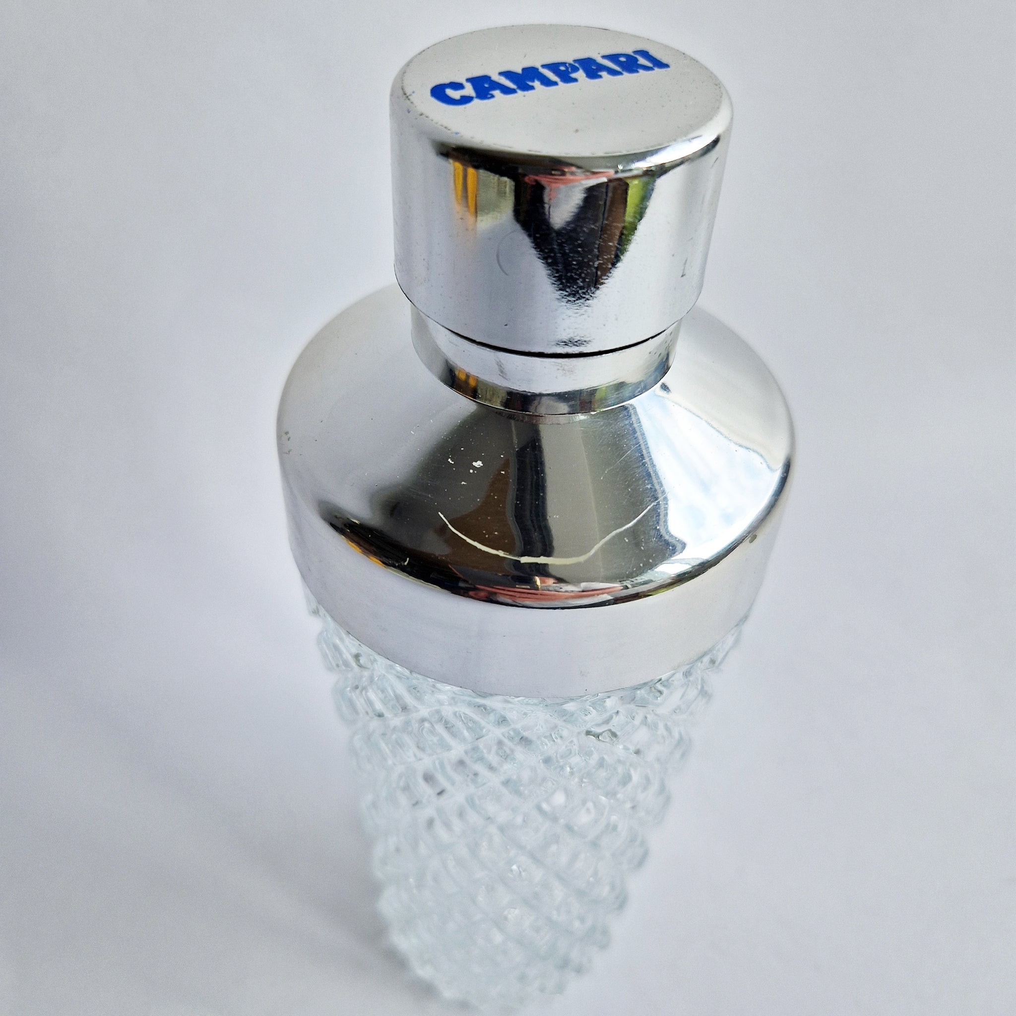 Vintage Campari cocktail shaker