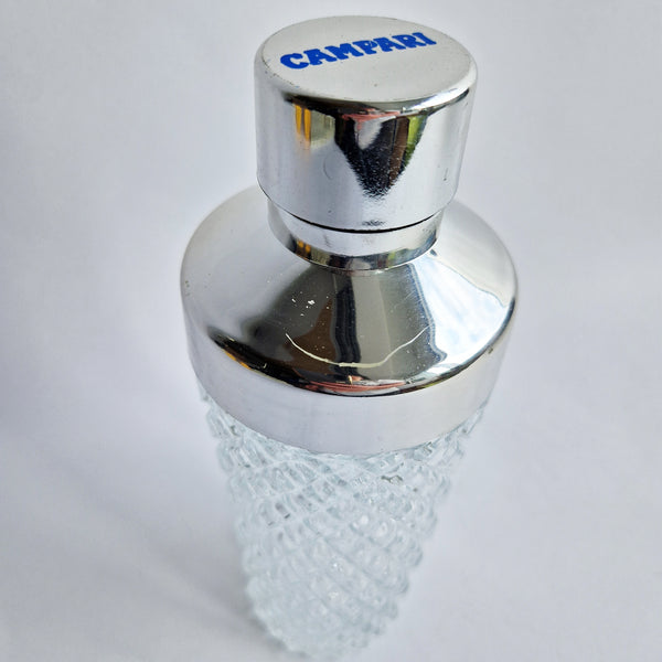 Vintage Campari cocktail shaker
