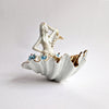Vintage Italian porcelain mermaid dish by Capodimonte