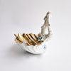 Vintage Italian porcelain mermaid dish by Capodimonte