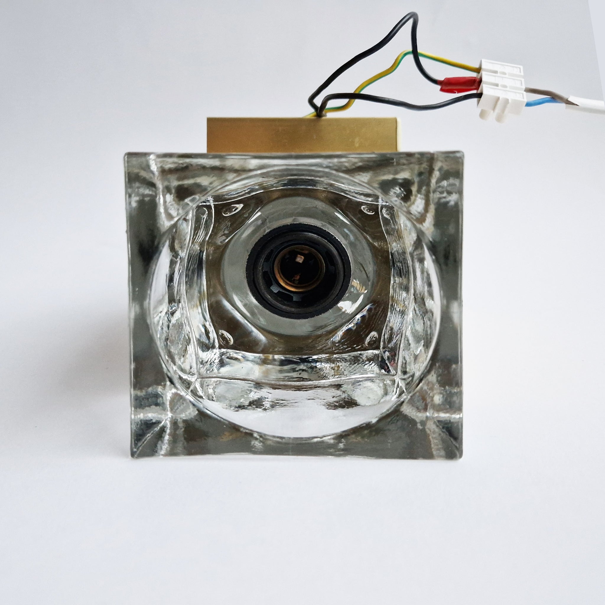 Vintage Cubic wall light by Gaetano Sciolari