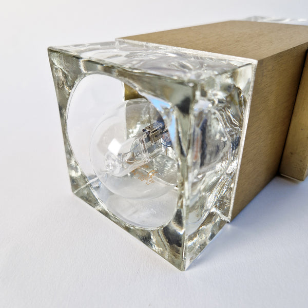 Vintage Cubic wall light by Gaetano Sciolari