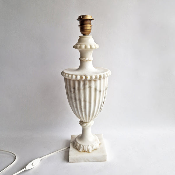 Vintage Italian XL alabaster table lamp