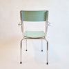 Vintage Italian aluminum armchair